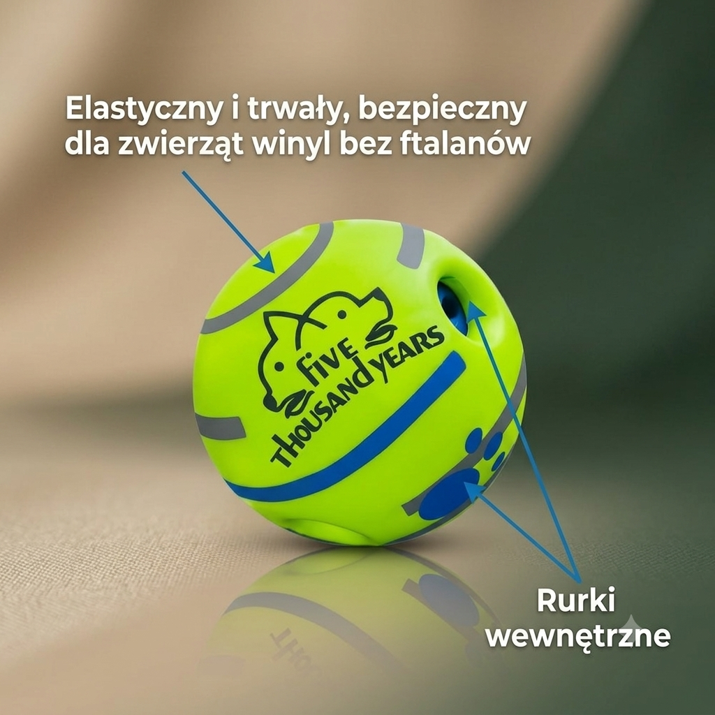 Interaktywna Piłka dla Psa – Zabawka Edukacyjna IQ Stymulująca Aktywność