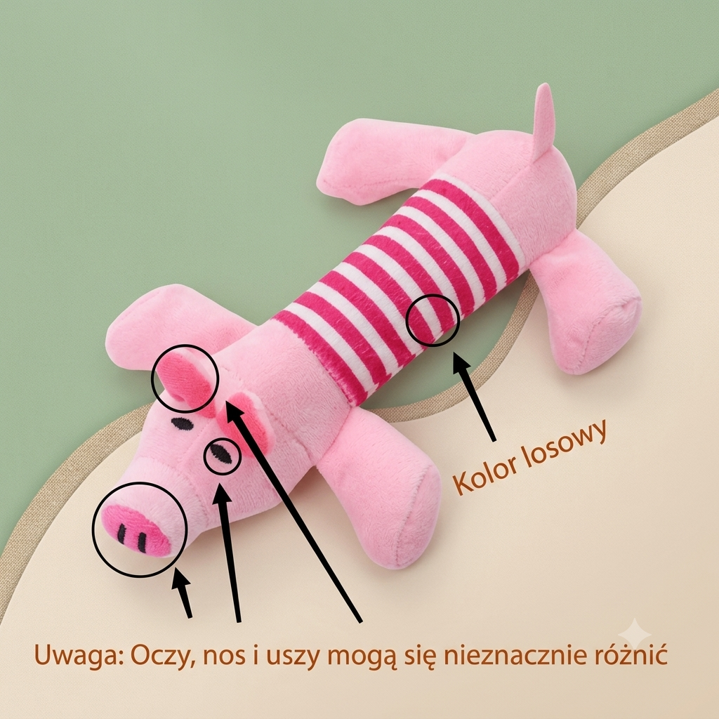 Piszczący Gryzak dla Psa – Wytrzymała Zabawka do Gryzienia dla Agresywnych Gryzaków